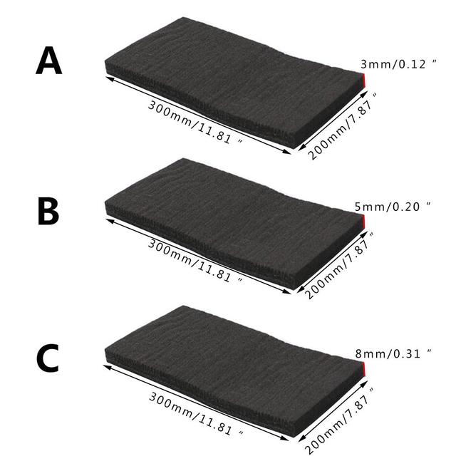 2 Sheets Graphite Carbon Fiber Felt Soft High Temperature Carbon Fiber For  Contamination Adsorption Cleaning